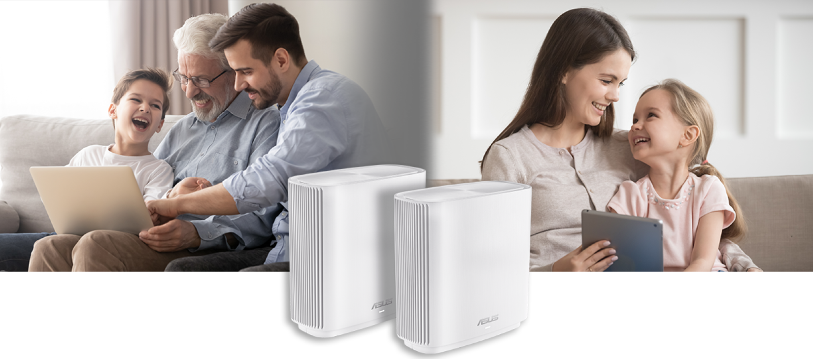 Bộ Mesh Wifi ASUS CT8 (B-2-PK) ZenWiFi Chuẩn AX6600